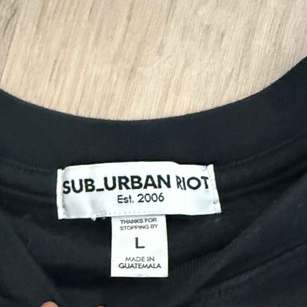Sub_Urban Riot Black Sweatshirt - Picture 2 of 4